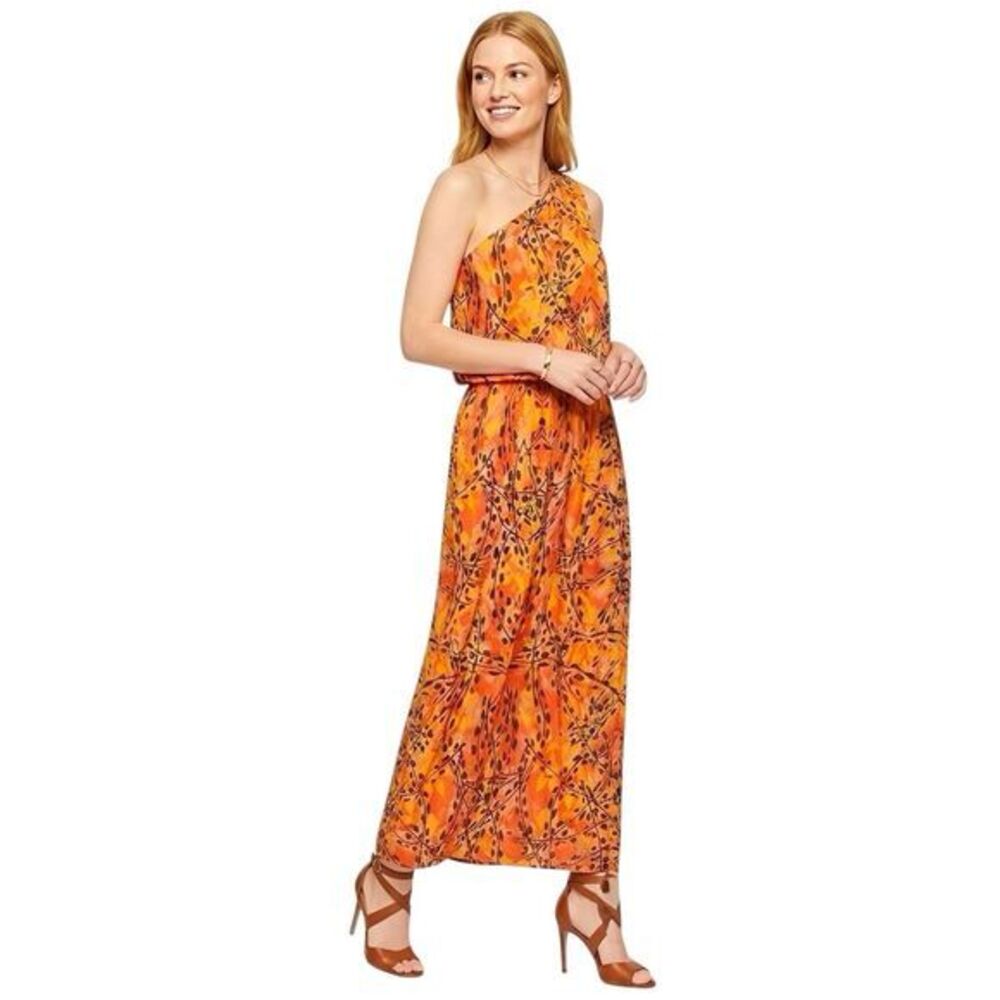Costello Tagliapietra Dress Sz 6 Maxi One Shoulder Beach Vacation Summer Spring